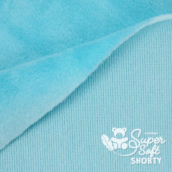 Kullaloo Plüsch SuperSoft Shorty türkis - Silky Minky Kuschel Nicki 100x75cm