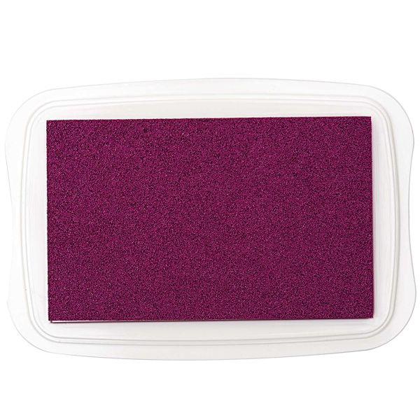 Stempelkissen Textilfarbe lila • Textilstempelkissen für Stoffe violett