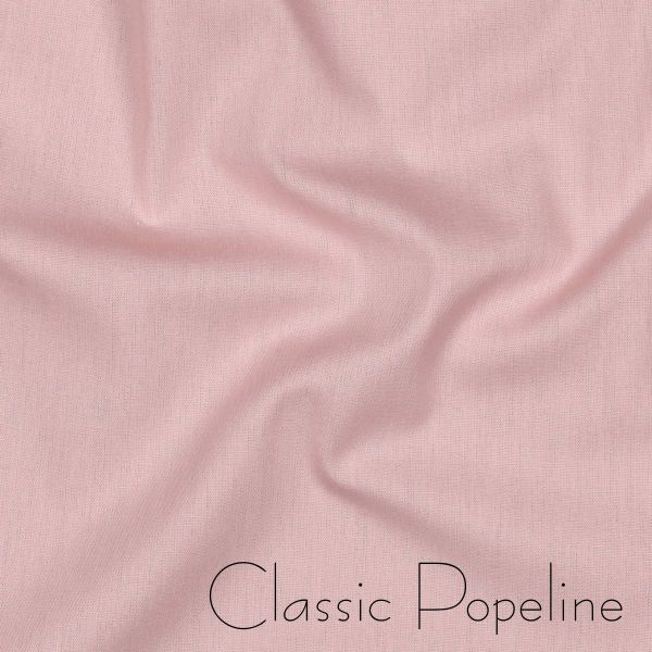 Baumwollstoff uni altrosa - Baumwolle Popeline – Cotton Poplin old rose