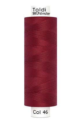 großes Rolle Nähgarn rot Fb. 46 - 500m Gütermann Allesnäher - Toldi Nähseide