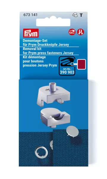 Demontage Werkzeugset für das Prym Vario Creative Tool für Jersey Druckknöpfe aus Metall