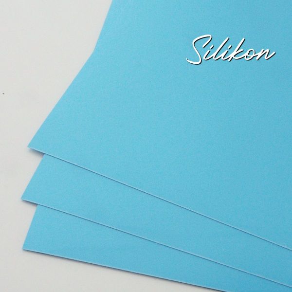 Socken Stop Silikon Folien hellblau A4 – Stoppersocken Plotterfolie Plottermarie