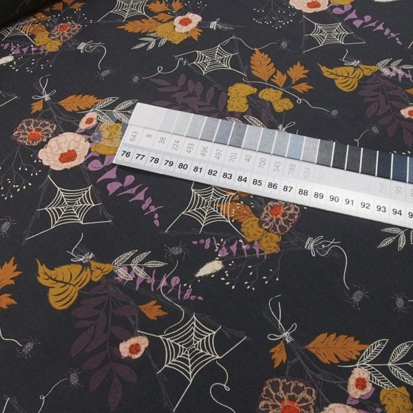 Baumwolle Blüten Spinnen Gräser Halloween - Spooky 'N Sweeter Cast a Spell AGF