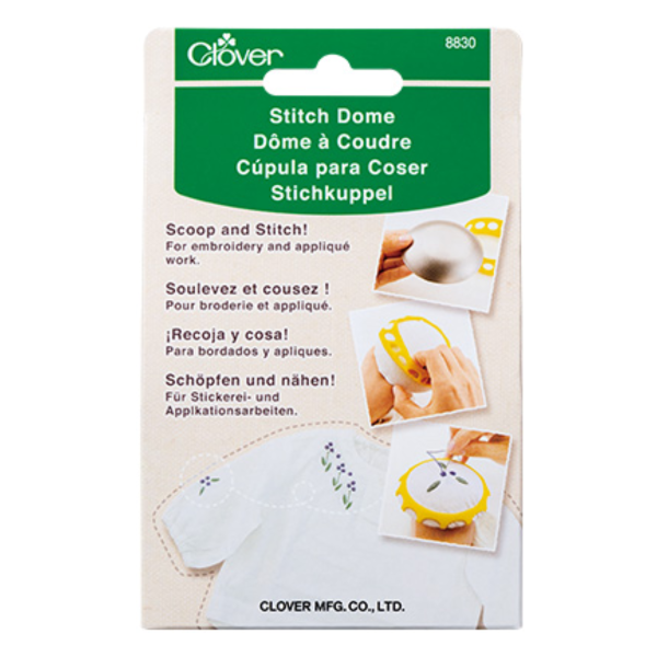 Clover Stichkuppel für bequemes Sticken Reparieren und Stopfen