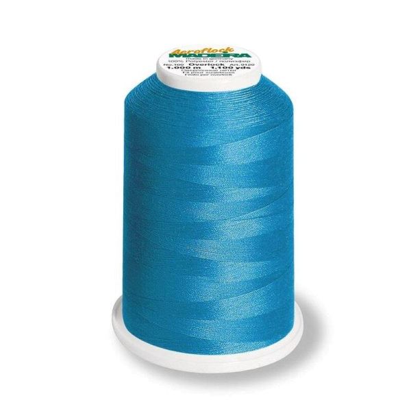Aeroflock 100 blau - 1000m Bauschgarn von Madeira - Overlock Garn