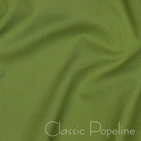 Baumwollstoff uni grün - Baumwolle Popeline – Cotton Poplin green