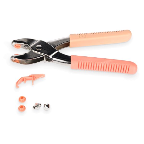 PRYM Vario Zange apricot mit Lochwerkzeug Ø3mm Ø4mm