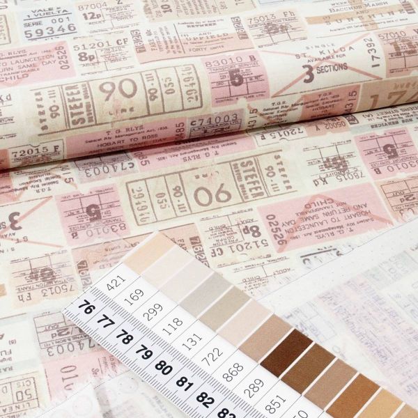 Baumwolle Vintage Eintrittskarten - Low Key Admission Tickets