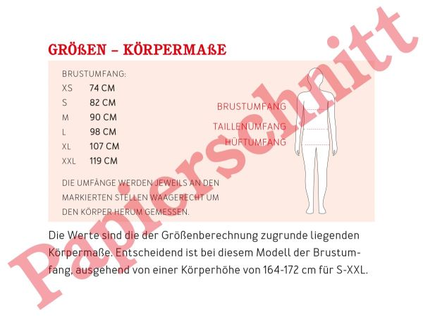 Schnittmuster FRAU CAJA • Raglanpullover mit Blousonärmeln von Studio Schnittreif • Gr. XS-XXL