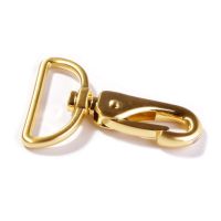 Metall Karabiner 40mm gold – für Taschen & Gurtbänder 4cm – drehbares Gelenk Metall Karabiner 40mm gold – für Taschen & Gurtbänder 4cm – drehbares Gelenk