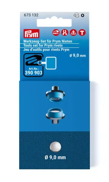 Werkzeugset für das Prym Vario Creative Tool - Werkzeug für Nieten 9 mm