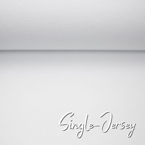 Single Jersey weiß - Baumwolljersey VANESSA von Swafing