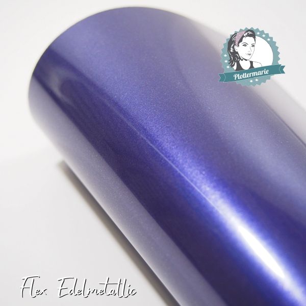 Flexfolie für Textildruck Edelmetallic A4 grape violett - Plotterfolie von Plottermarie Flex 90µ