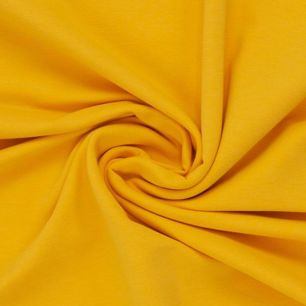 Sweat uni goldgelb - French Terry MAIKE von Swafing Kollektion FS25