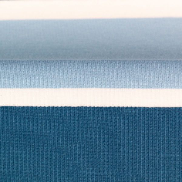 Jersey Blockstreifen blau – Serie Ringeljersey Lona von Swafing