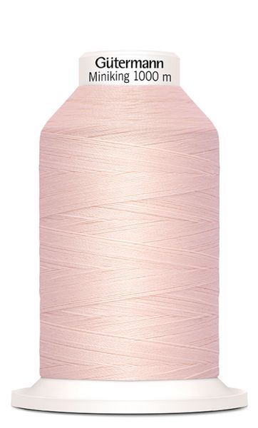 Nähgarn rosa Fb. 0659 - 1000m Miniking Allesnäher Garn von Gütermann - Nähseide für Overlock Coverlock