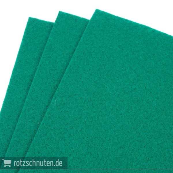 Bastelfilz dunkelgrün A4 20x30cm – Folia Filz feine Wollqualität