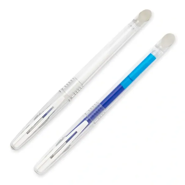 2 Thermo Trickmarker weiß & blau von PRYM - hitzelöschbare Markierstifte für viele Stoffe