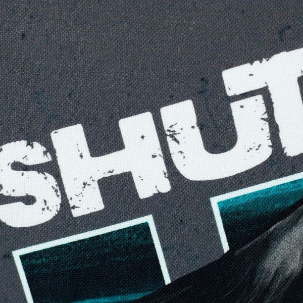 Dekostoff Möwe Ole "Shut up!" von Thorsten Berger - für Kissen Taschen 90x140cm