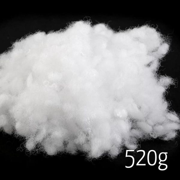 520g Füllwatte - Füllmaterial Bastelwatte Dekowatte aus Polyester