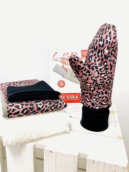 DIY Nähset für Handschuhe FRAU ESRA • Fäustlinge aus Softshell und Teddy Gr. S-L