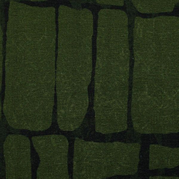 Sweat Ninja Kastianie grün - Chestnut Friends by Thorsten Berger – 90cm Panel French Terry