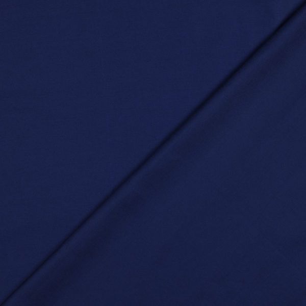 Baumwollsatin royalblau / königsblau – glänzende Webware aus 100% Baumwolle