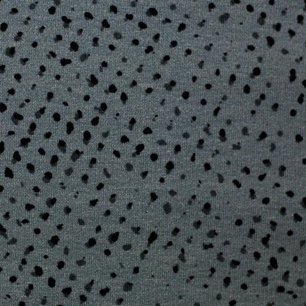 Sweat grau mit Punkten Klecksen - French Terry Ready to Play Kombistoff von Thorsten Berger