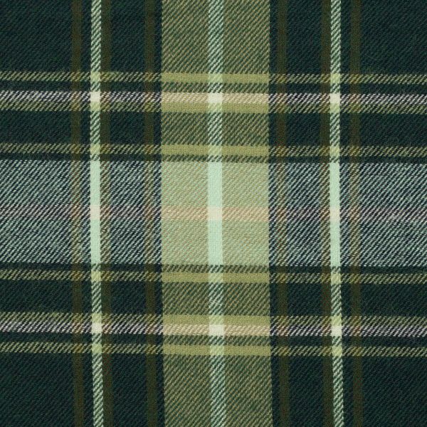 Flanellstoff Maverick kariert grün – aus reiner Baumwolle von Swafing
