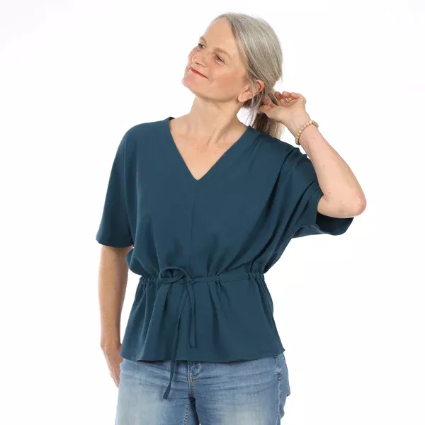 Schnittmuster FRAU YUUKA • leichte Tunika Bluse für Damen • Gr. XS-XXL