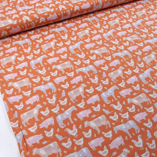 Tiere Pferd Huhn Hahn Küken Kuh Schwein Katze Bauernhof - Farm Animals Ginger - Tilda Tiny Farm