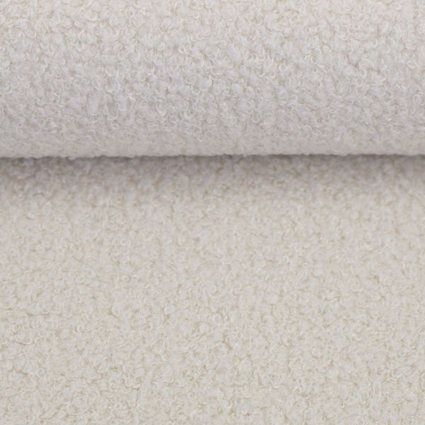 Teddy Bouclé Lämmchen Schaf Fellimintat creme - Deko Boucle Kodiak von Swafing