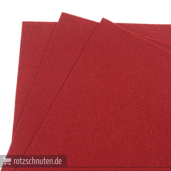 Bastelfilz bordeaux rot A4 20x30cm – Folia Filz feine Wollqualität