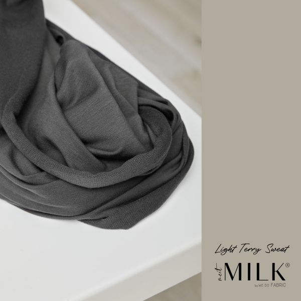 Soft Sweat anchor dunkelgrau – meetMILK® French Terry mit TENCEL™ Lyocell
