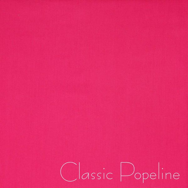 Baumwolle uni pink – Cotton Popeline magenta