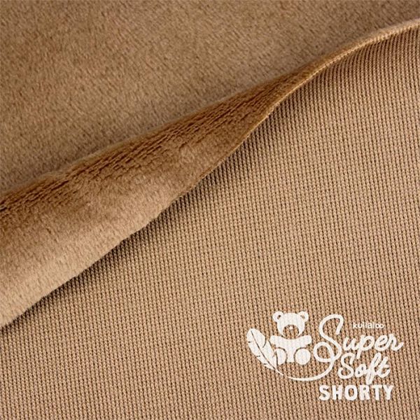 Kullaloo Plüsch SuperSoft Shorty silbergrau - Silky Minky Kuschel Nicki 100x75cm