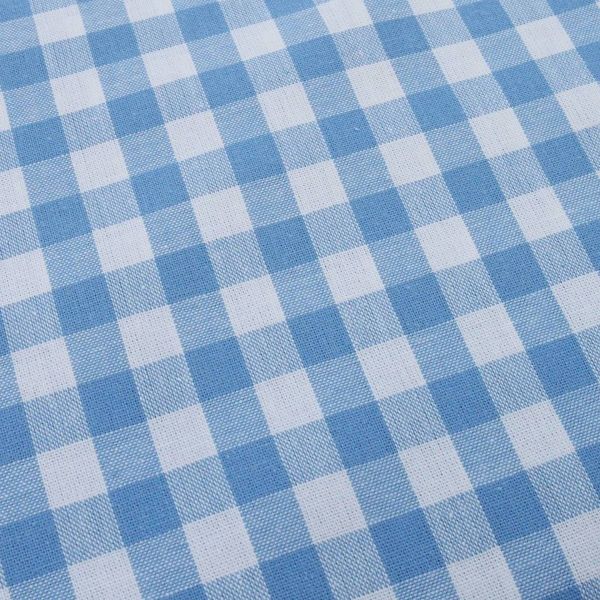 SALE - Baumwolle Vichy Karo 10mm hellblau – Georgsdorg von Swafing