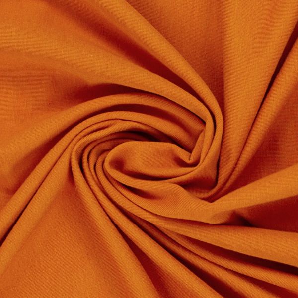 Sweat uni orange - French Terry MAIKE von Swafing