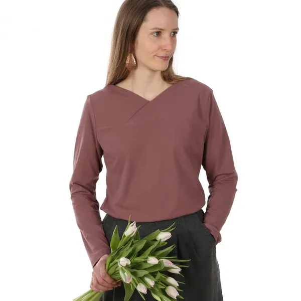 Schnittmuster FRAU YOLA • Shirt mit Passe von Studio Schnittreif • Gr. XS-XXL