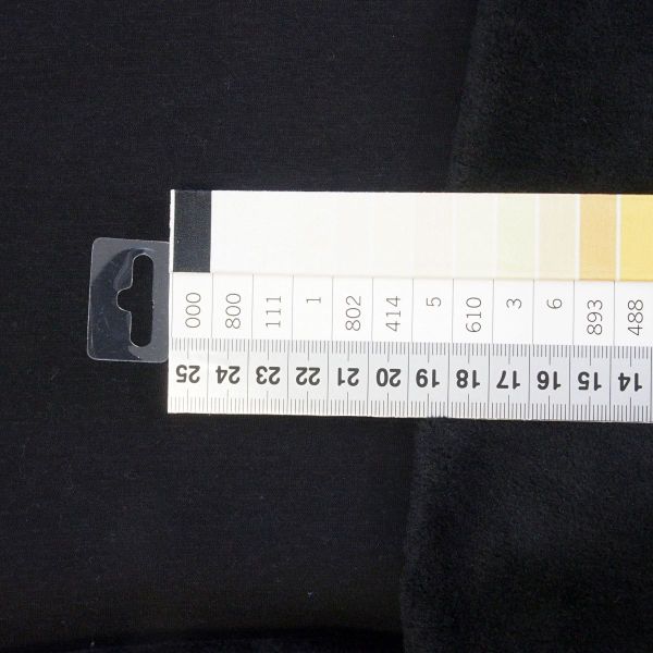 Alpenfleece uni schwarz – Babysweat Nicki Wintersweat Julian von Swafing