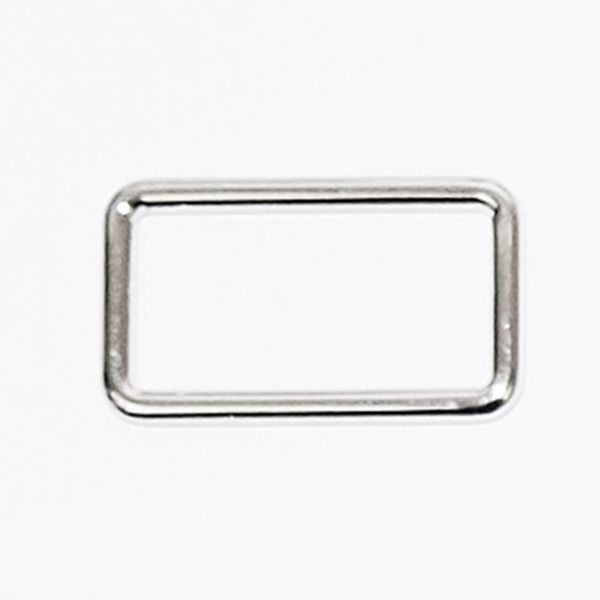 Metall Vierkantring 30mm silber – für Taschen & Gurtbänder