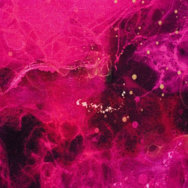Swafing Modal French Terry Connected to Universe pink – Christiane Zielinsky