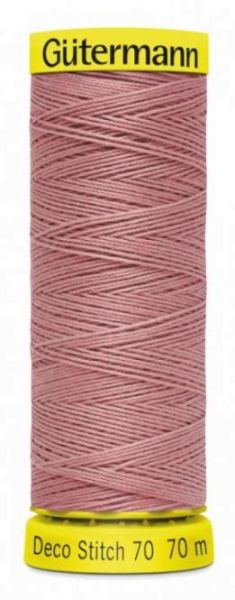 Deco Stitch 70 altrosa - 70m kräftiges Nähgarn Fb. 0473 von Gütermann für Zierstiche und Steppnähte