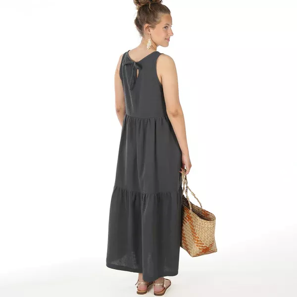 Schnittmuster FRAU CLAIRE • Volant Maxikleid von Studio Schnittreif • Gr. XS-XXL