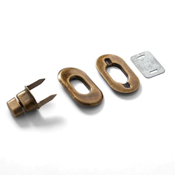 Prym Drehverschluss für Taschen silber