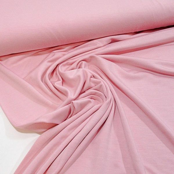 Viskose Jersey knitterfrei aus Bambus rosa - cold bamboo jersey knit