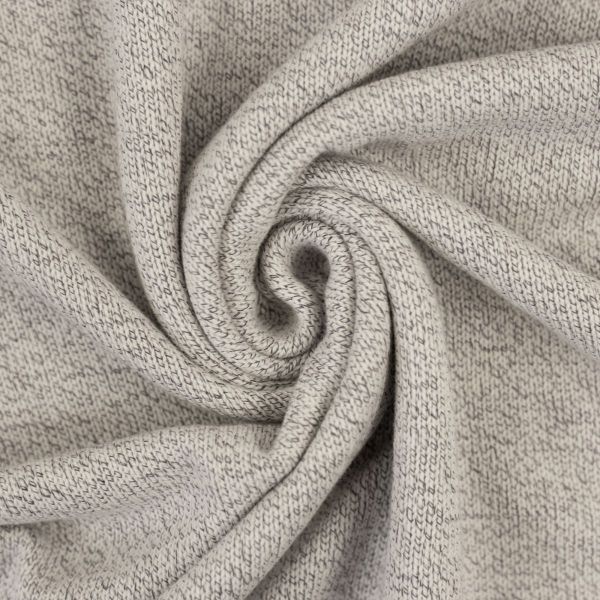 Strickstoff Yannik beige meliert – 100 % Baumwolle von Swafing