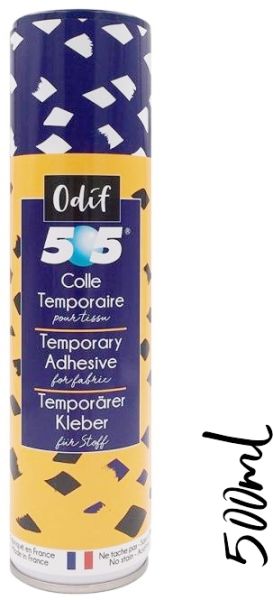 Odif 505 temporärer Kleber für Stoff - Sprühzeitkleber 500ml