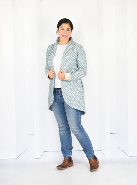 Schnittmuster Long Cardigan Damen Lillesol woman No.46 Gr. 34-50