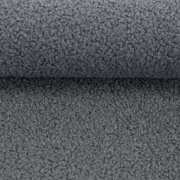 Teddy Bouclé Lämmchen Schaf Fellimintat grau - Deko Boucle Kodiak von Swafing